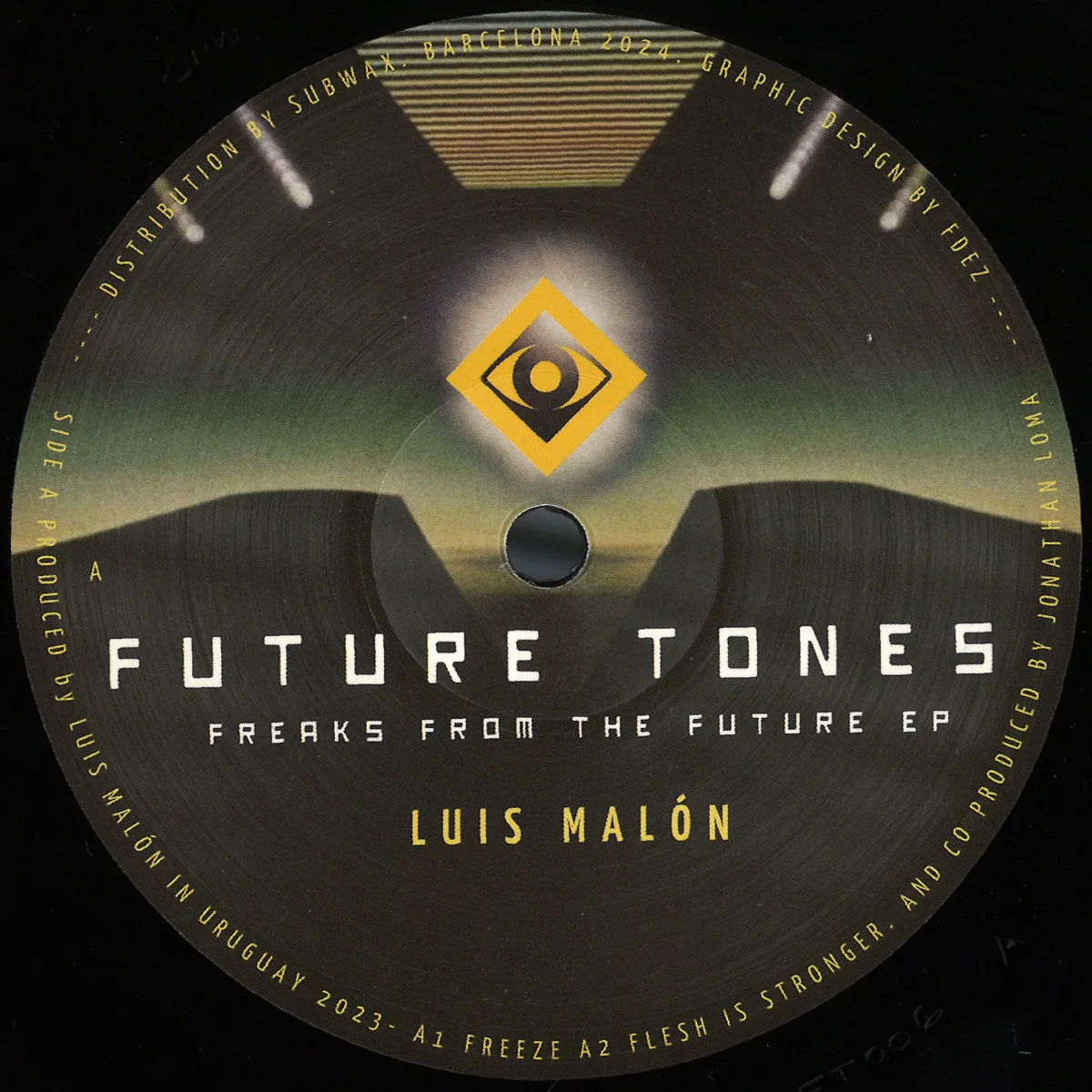 Лицевая сторона обложки — Luis Malón/Omar — Freaks From The Future EP