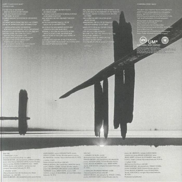 Back cover — Marion BROWN — Vista (Verve By Request)
