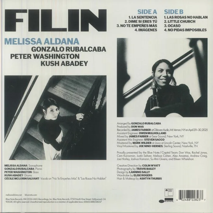Back cover — Melissa ALDANA — Filin