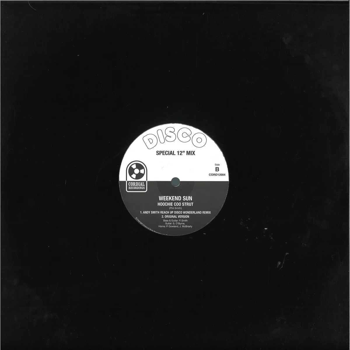 Back cover — Weekend Sun — Hoochie Coo Strut