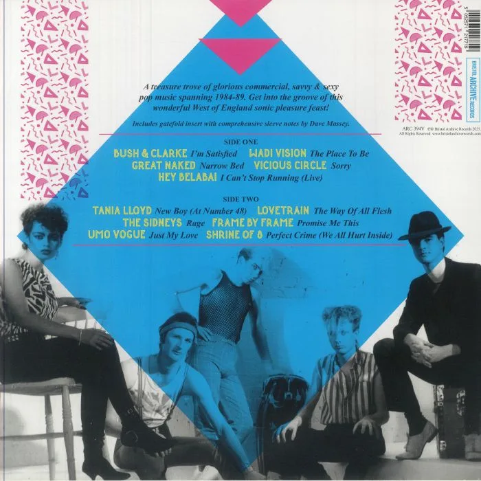 Обратная сторона обложки — VARIOUS — The Bristol & Bath 80's Pop Explosion