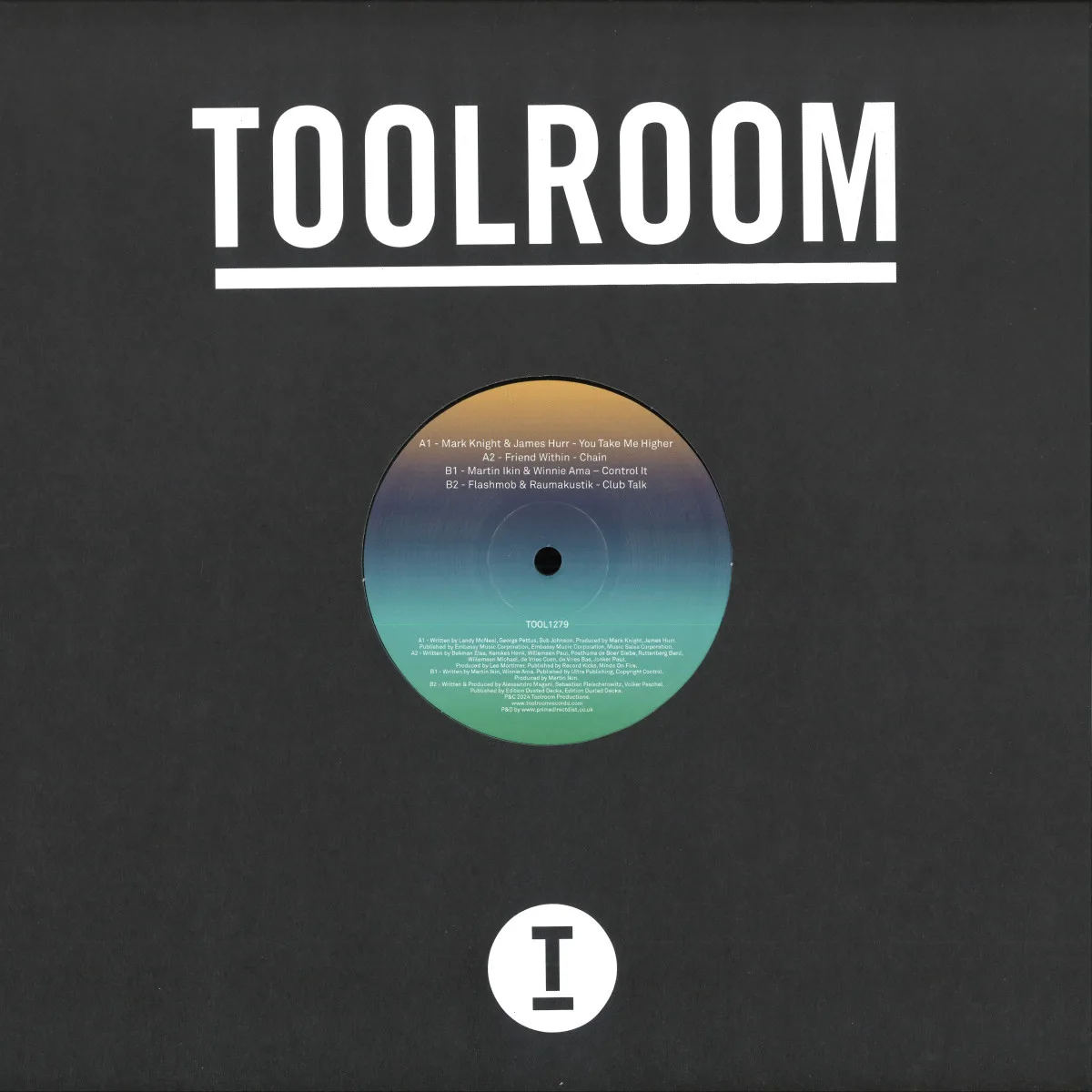 Back cover — Various — Toolroom Sampler Vol. 16