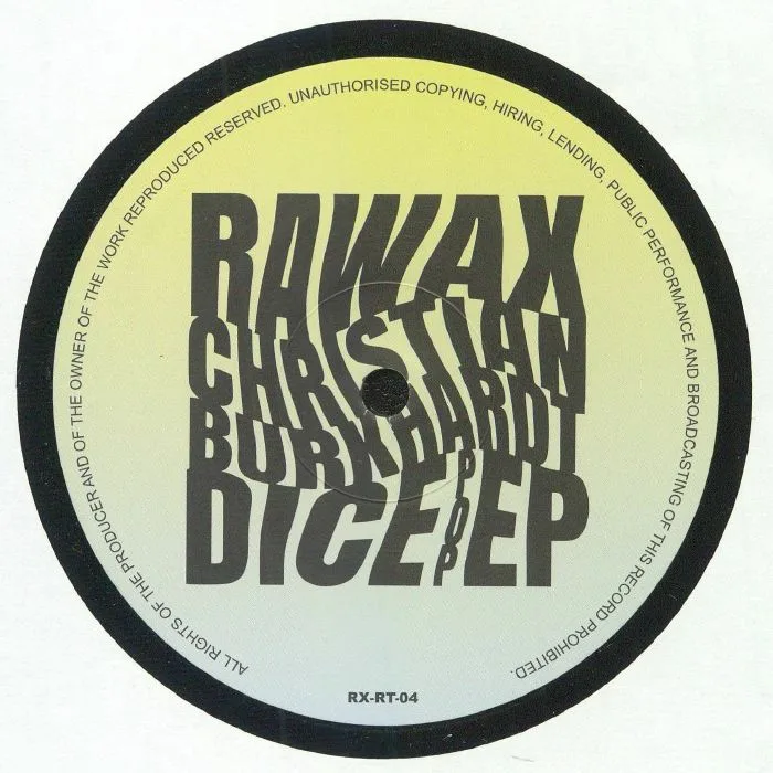 Front cover — Christian BURKHARDT — Dice Pop EP
