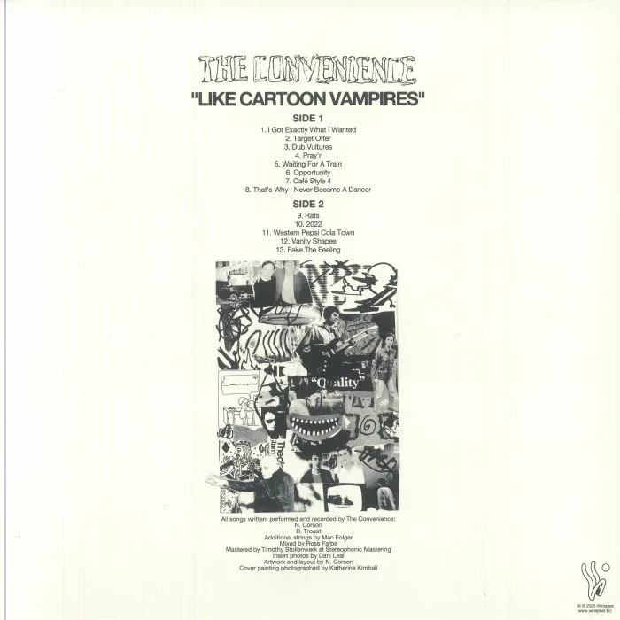 Back cover — The CONVENIENCE — Like Cartoon Vampires