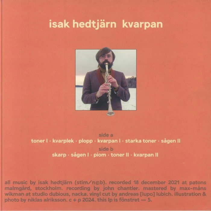 Обратная сторона обложки — Isak HEDTJARN — Kvarpan