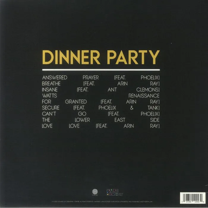 Обратная сторона обложки — DINNER PARTY — Enigmatic Society