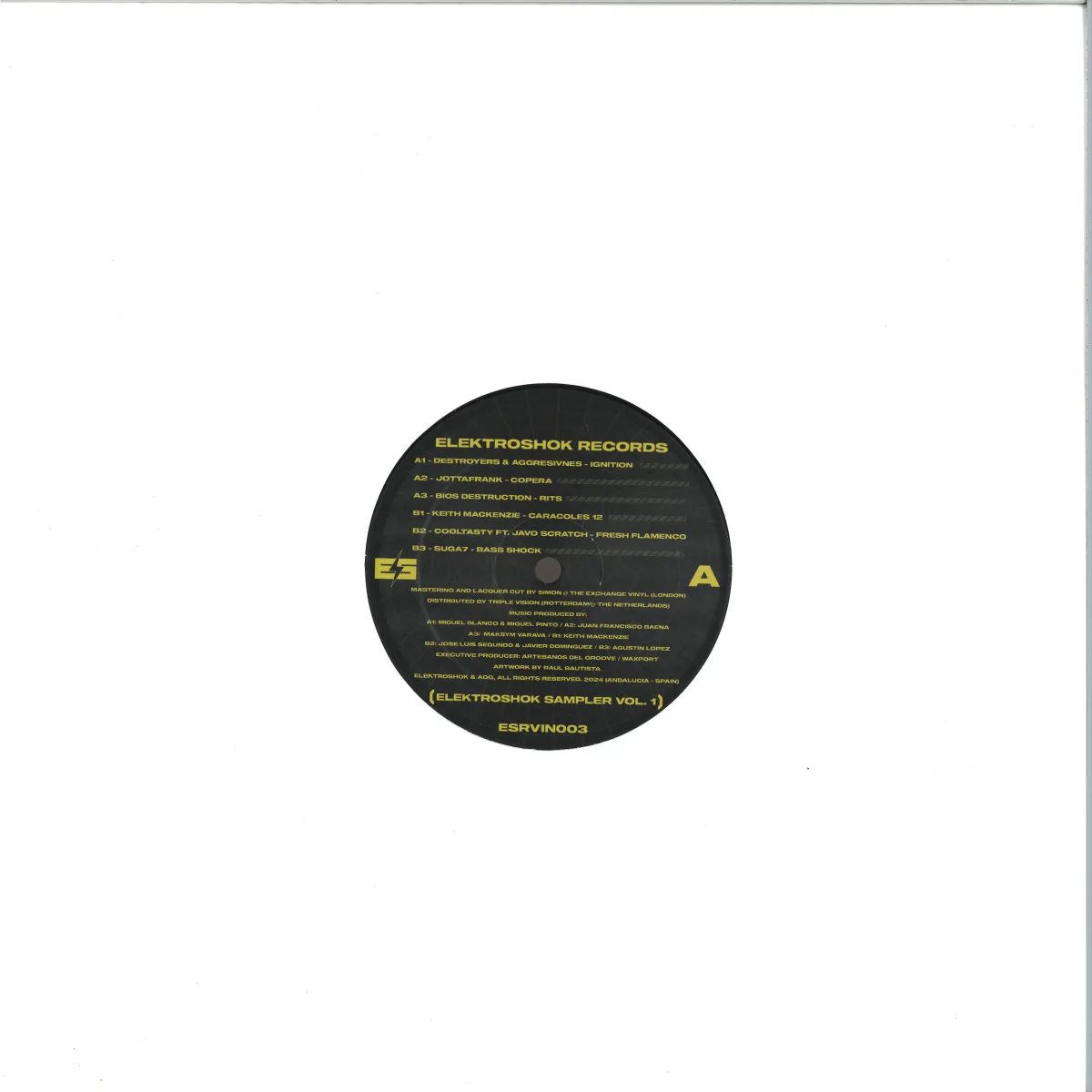 Back cover — Various — Elektroshok Sampler Vol.1