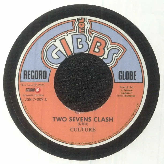 CULTURE / THE MIGHTY TWO — Two Sevens Clash (reissue)