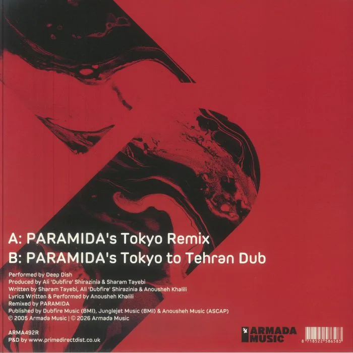 Обратная сторона обложки — DEEP DISH — Say Hello: Paramida Remixes