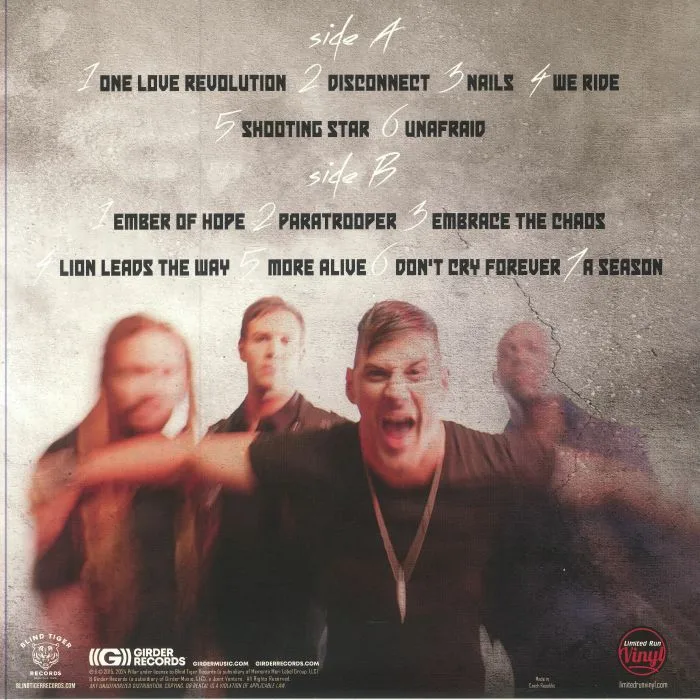 Back cover — PILLAR — One Love Revolution