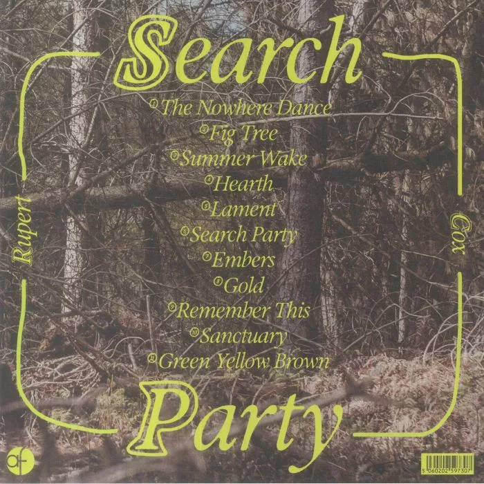 Back cover — Rupert COX — Search Party