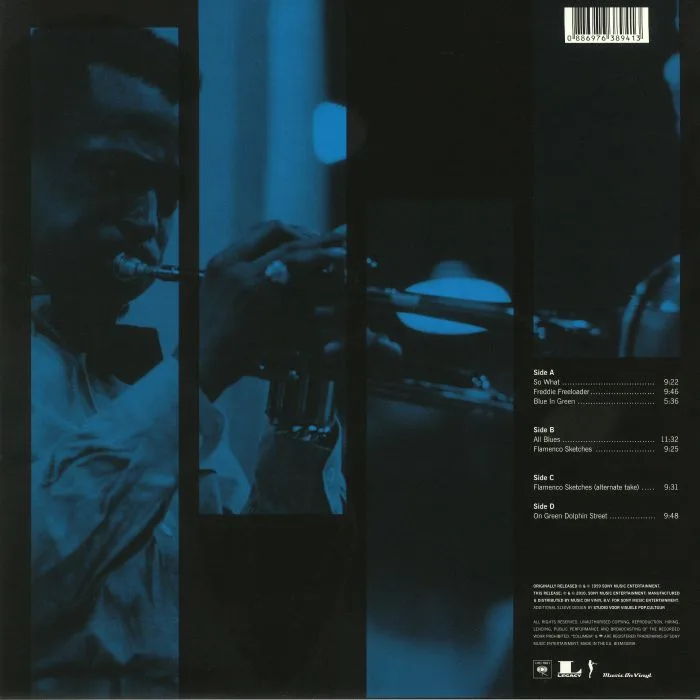 Обратная сторона обложки — Miles DAVIS — Kind Of Blue