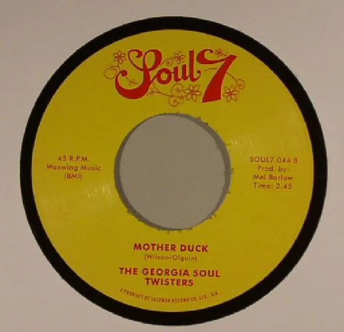 Обратная сторона обложки — The GEORGIA SOUL TWISTERS — Look Out (I'm Gonna Blow Your Mind)