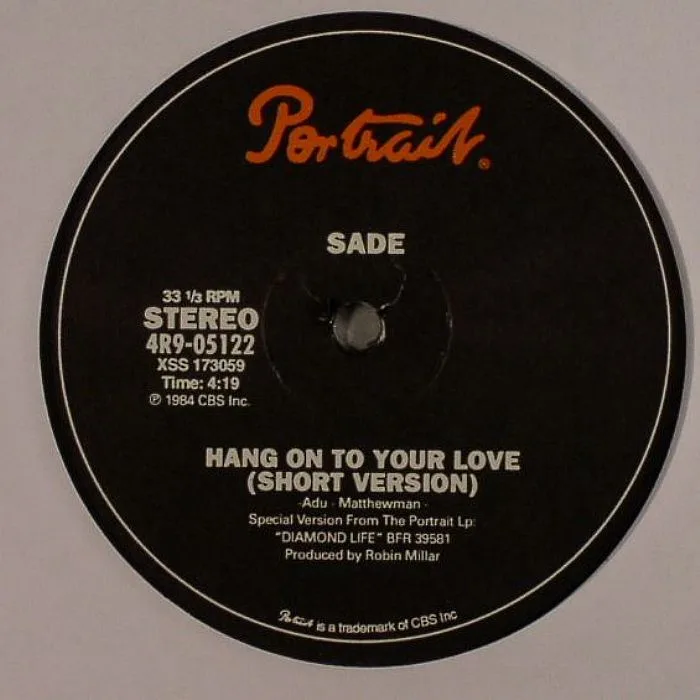 Back cover — SADE — Hang On To Your Love