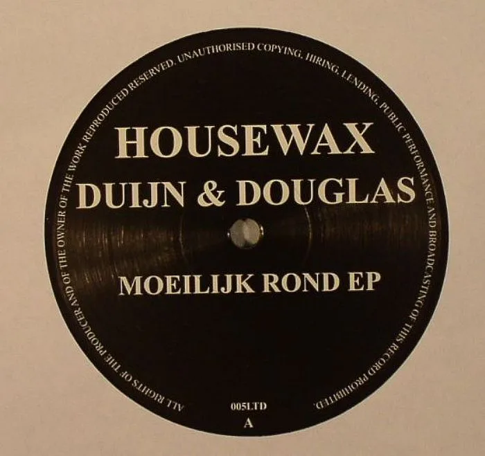 Лицевая сторона обложки — DUIJN & DOUGLAS — Moeilijk Rond EP