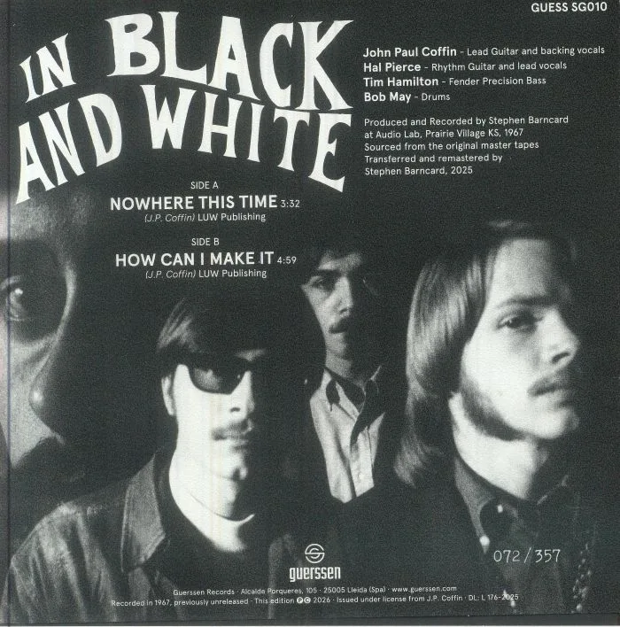 Обратная сторона обложки — IN BLACK & WHITE — Nowhere This Time