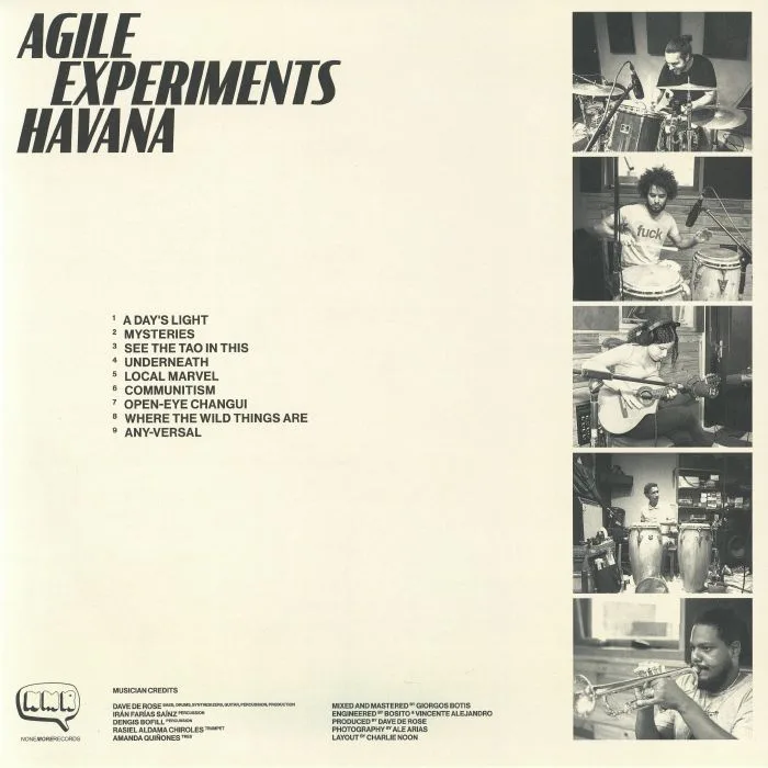 Обратная сторона обложки — AGILE EXPERIMENTS — Havana