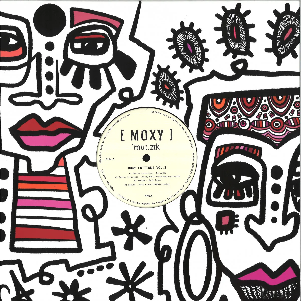 Front cover — Darius Syrossian/Reelow — Moxy Muzik Editions Vol. 2 EP