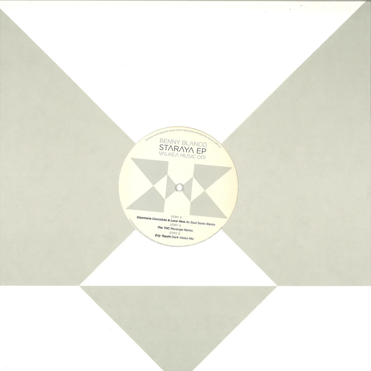 Back cover — Benny Blanco — Staraya EP