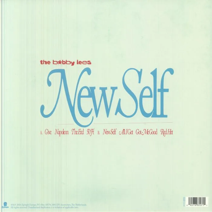 Обратная сторона обложки — The BOBBY LEES — New Self
