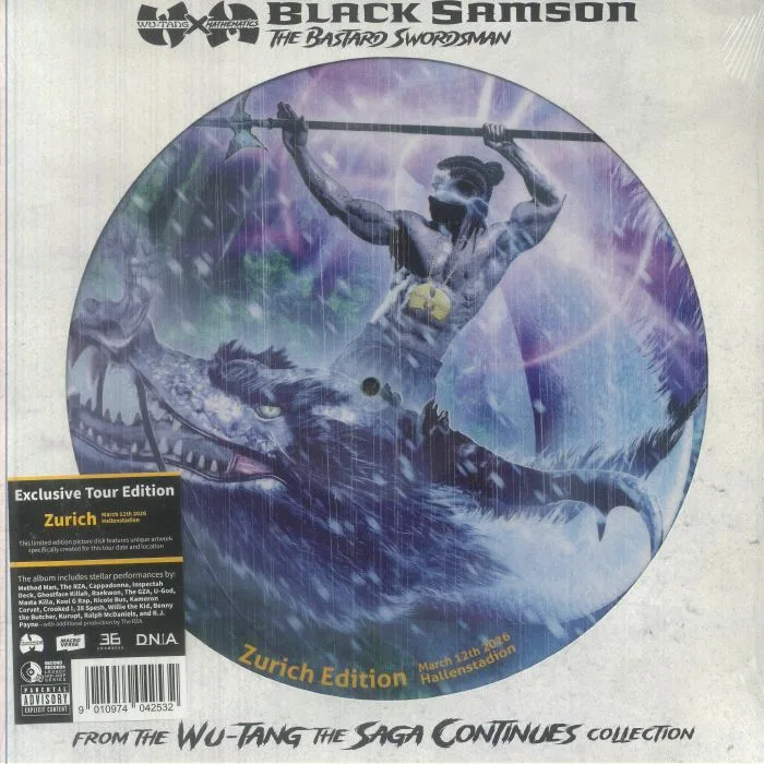 WU TANG CLAN / MATHEMATICS — Black Samson: The Bastard Swordsman (Zurich Edition)