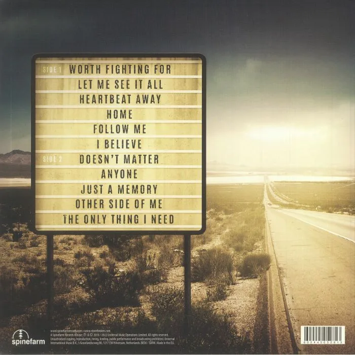Back cover — STONE BROKEN — Ain't Always Easy (reissue) (Record Store Day RSD 2022)
