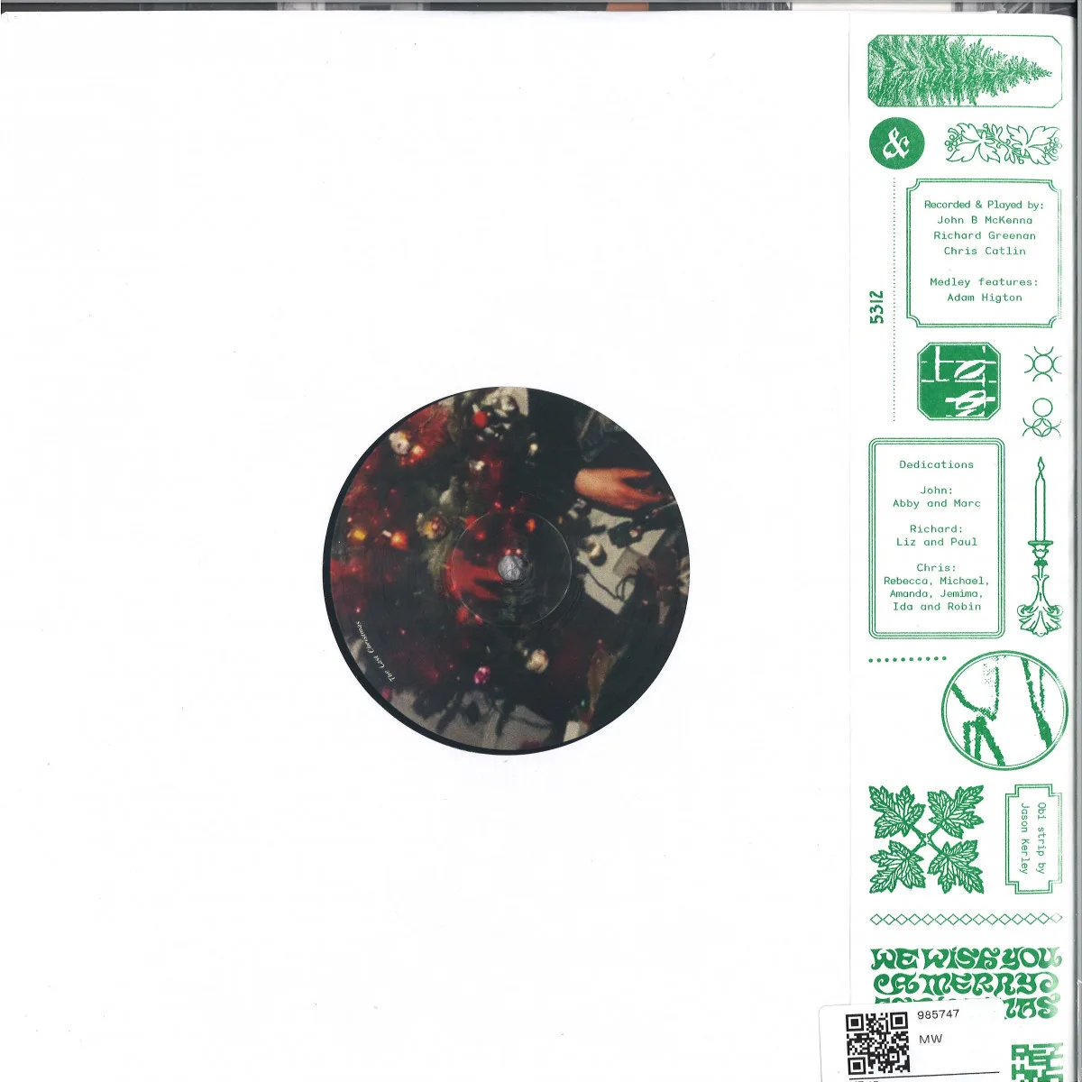 Back cover — Hesitation — The Last Christmas LP