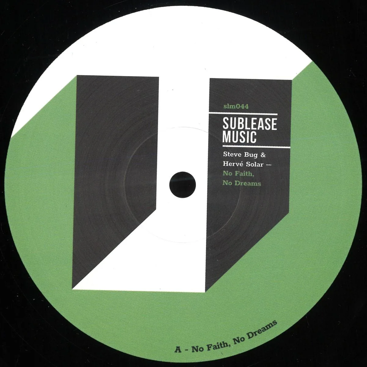 Front cover — Steve Bug & Herve Solar — No Faith, No Dreams