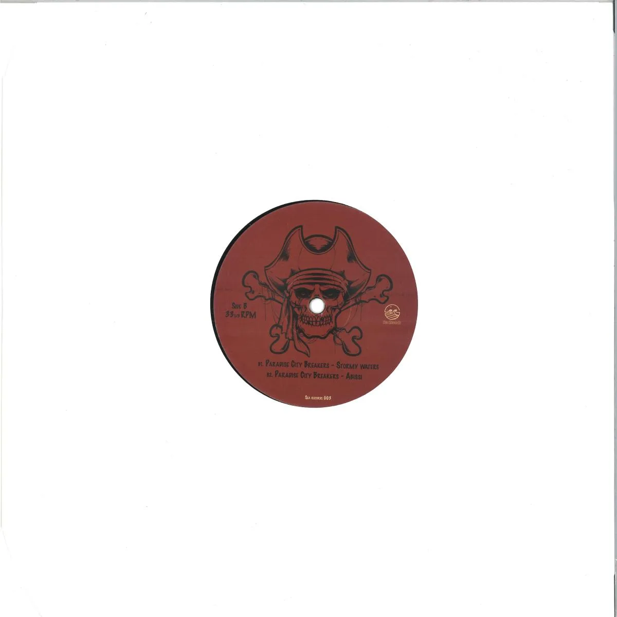 Back cover — Fisherman & Paradise City Breakers — Jolly Roger Groove EP