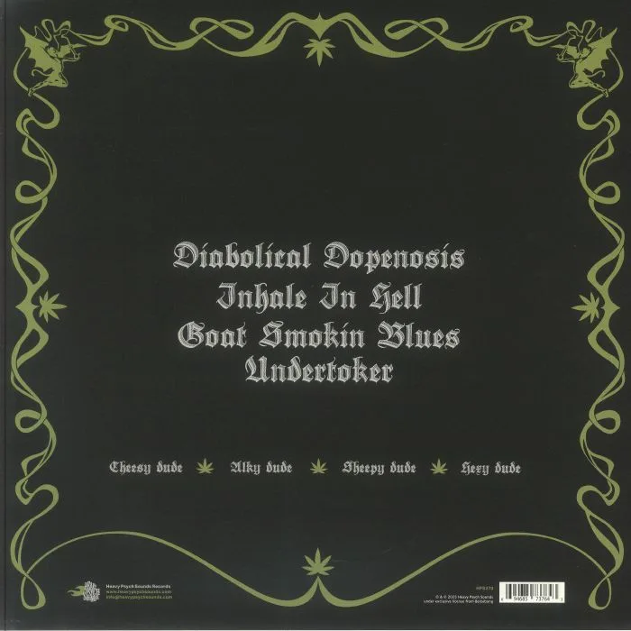 Back cover — BELZEBONG — Greenferno