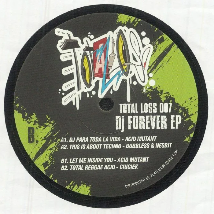 Обратная сторона обложки — ACID MUTANT / BUBBLESS / NESBIT / CIUCIEK — DJ Forever EP