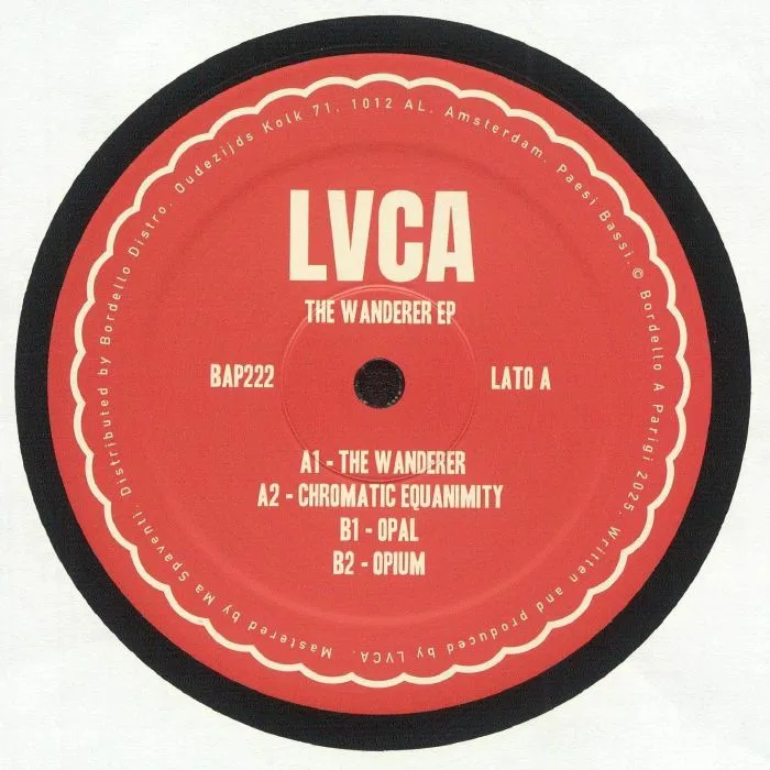 Front cover — LVCA — The Wanderer EP