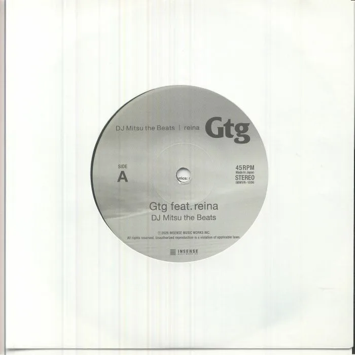 Back cover — DJ MITSU THE BEATS feat REINA — Gtg