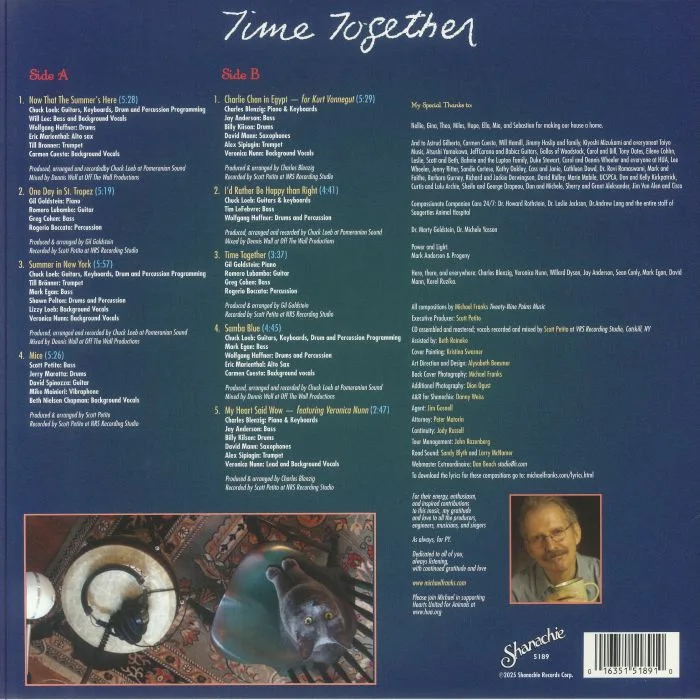 Обратная сторона обложки — Michael FRANKS — Time Together