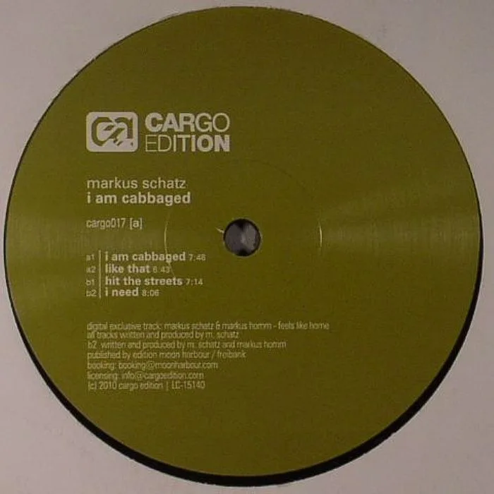 Front cover — Markus SCHATZ — I Am Cabbaged