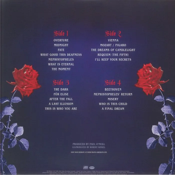 Обратная сторона обложки — TRANS SIBERIAN ORCHESTRA — Beethoven's Last Night (25th Anniversary Edition)