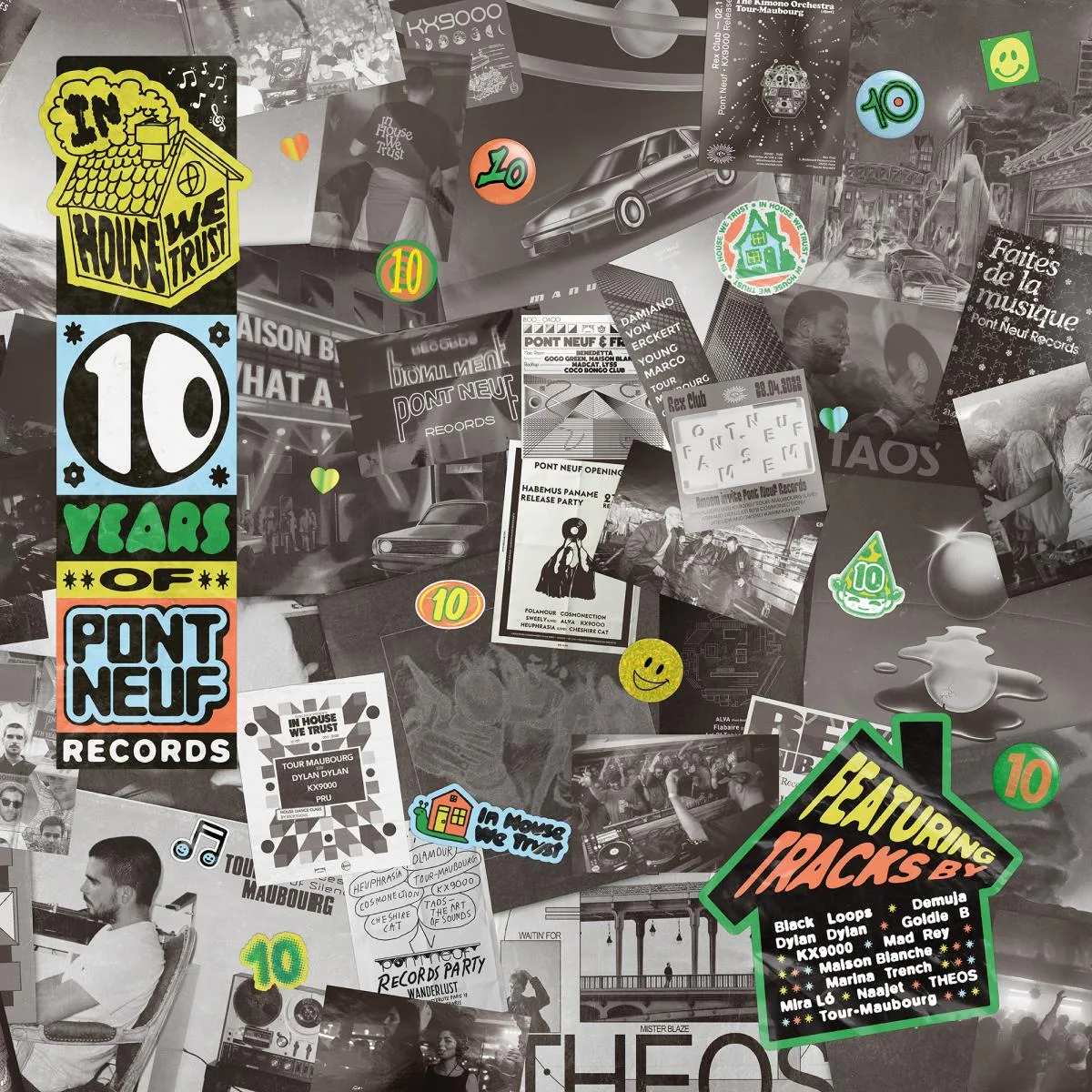 Various — Pont Neuf 10 Years - In House We Trust LP 2x12"