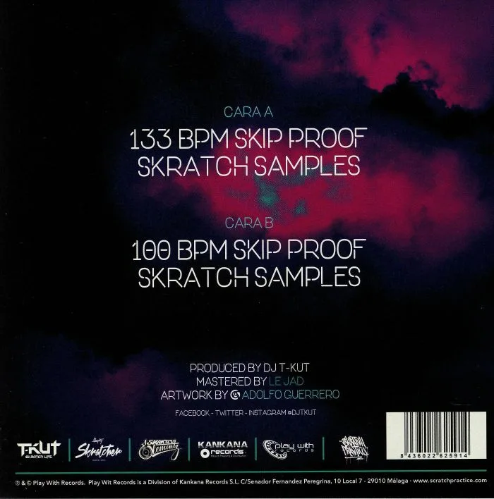 Back cover — DJ T KUT — Skratch Practice Vol 2