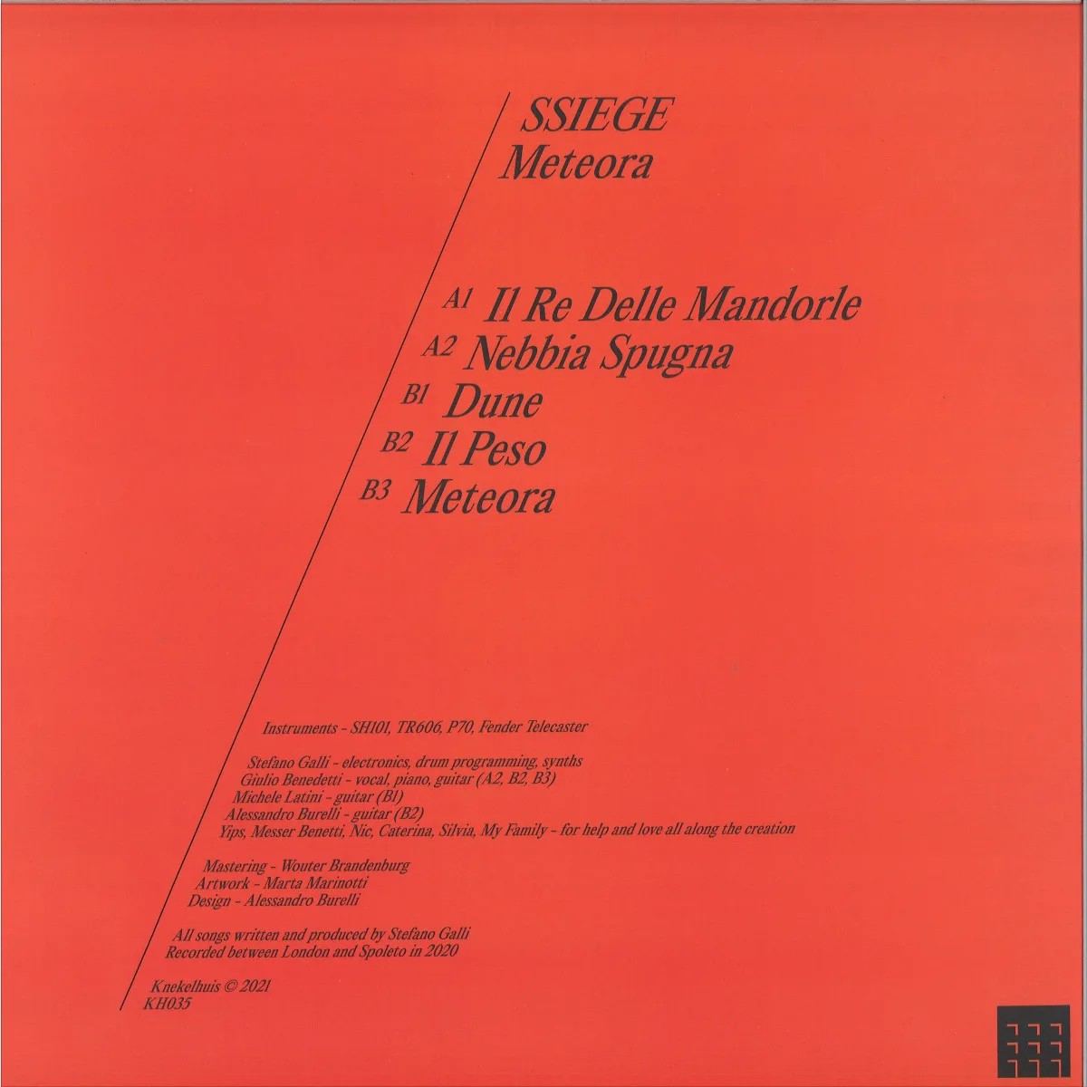 Обратная сторона обложки — Ssiege — METEORA