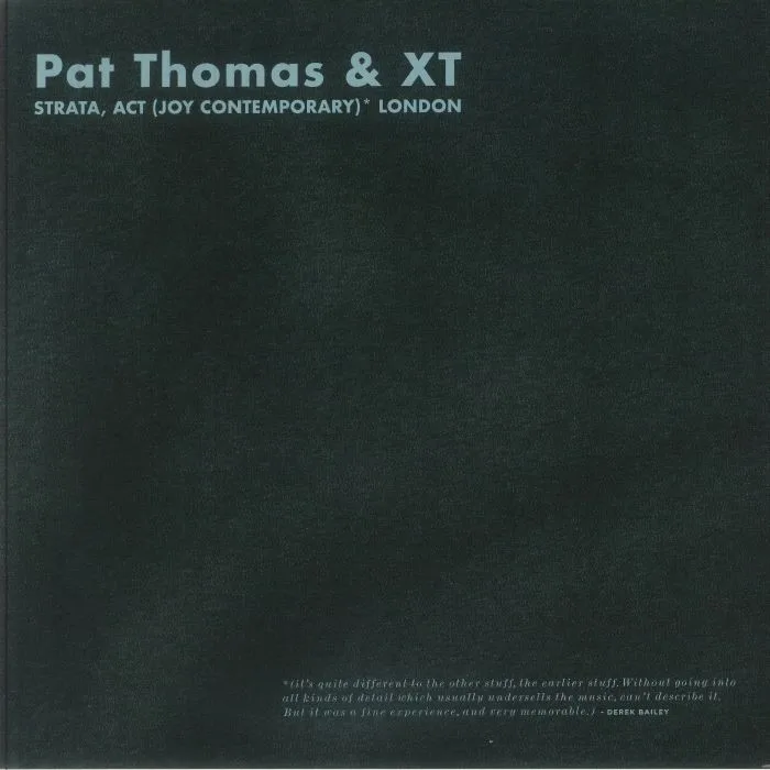 Pat THOMAS / XT — Strata Act