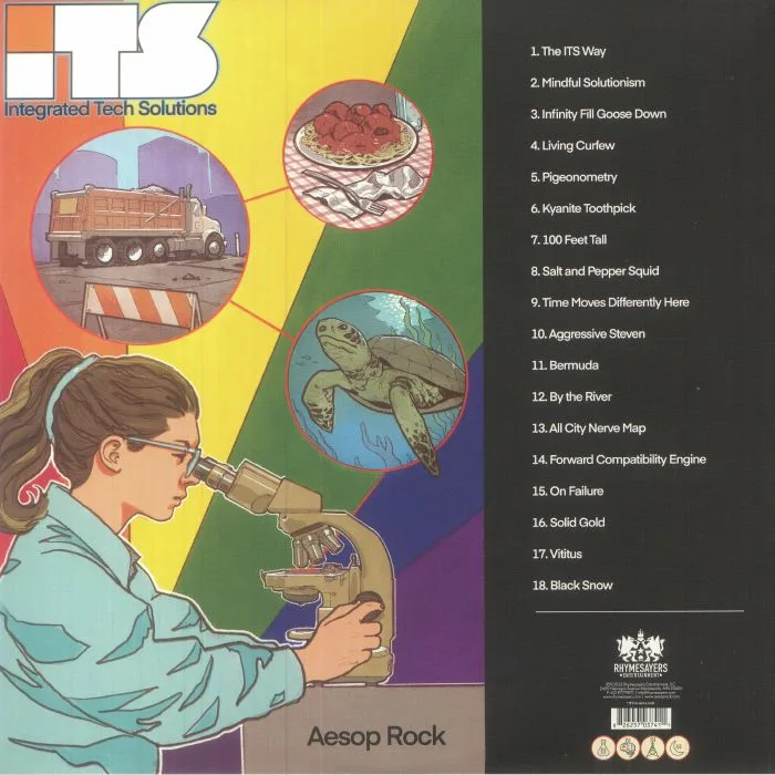 Обратная сторона обложки — AESOP ROCK — Integrated Tech Solutions