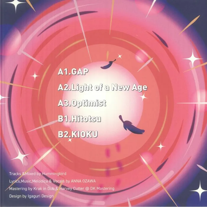 Back cover — HUMMINGBIRD / ANNA OZAWA — Dub Walks In
