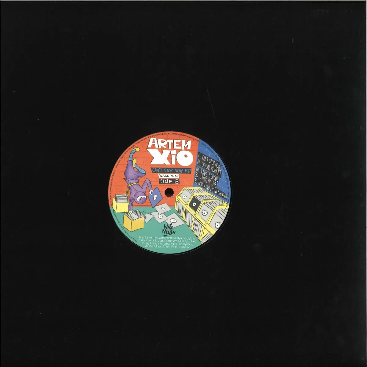 Back cover — Artem Xio — Can't Stop Now EP