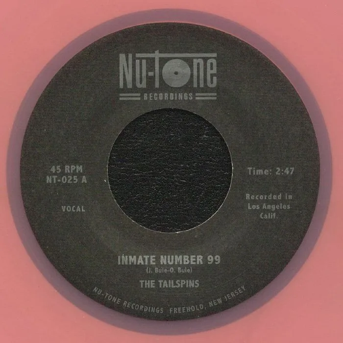 Лицевая сторона обложки — The TAILSPINS — Inmate Number 99