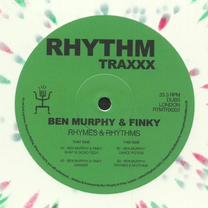 Обратная сторона обложки — Ben MURPHY / FINKY — Rhymes & Rhythms
