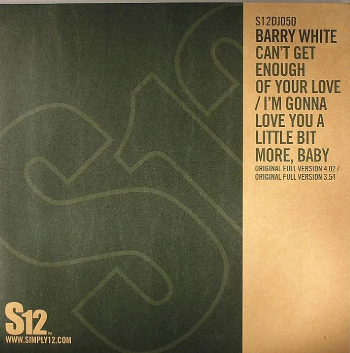 Обратная сторона обложки — Barry WHITE — Can't Get Enough Of Your Love