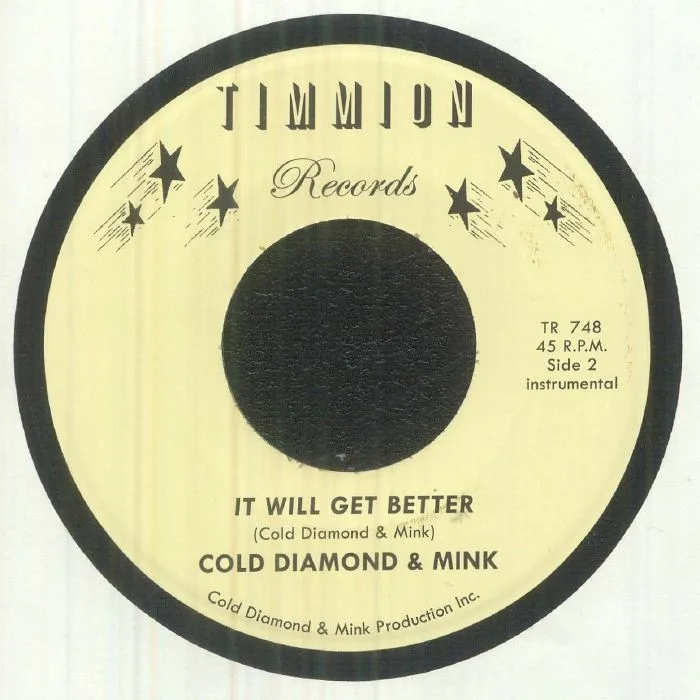 Back cover — COLD DIAMOND & MINK — Trouble (Instrumental)