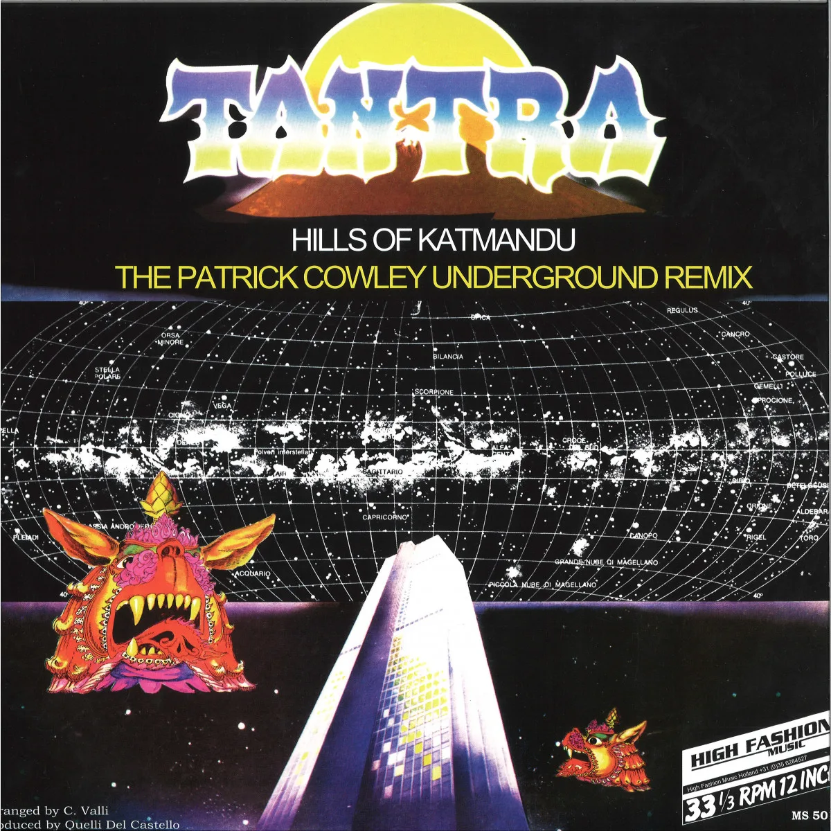 Tantra — Hills Of Katmandu w/ Patrick Cowley & Jurgen Koppers Mixes