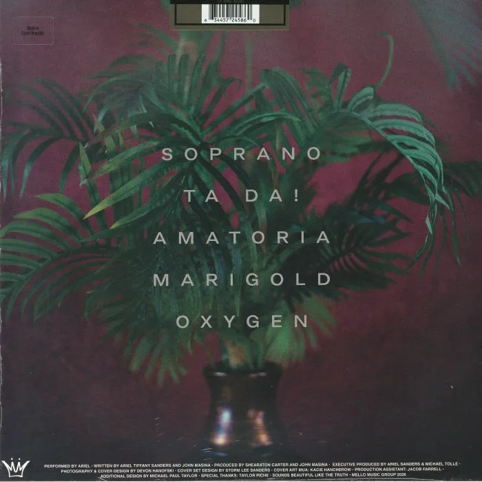 Back cover — ARIEL — Amatoria