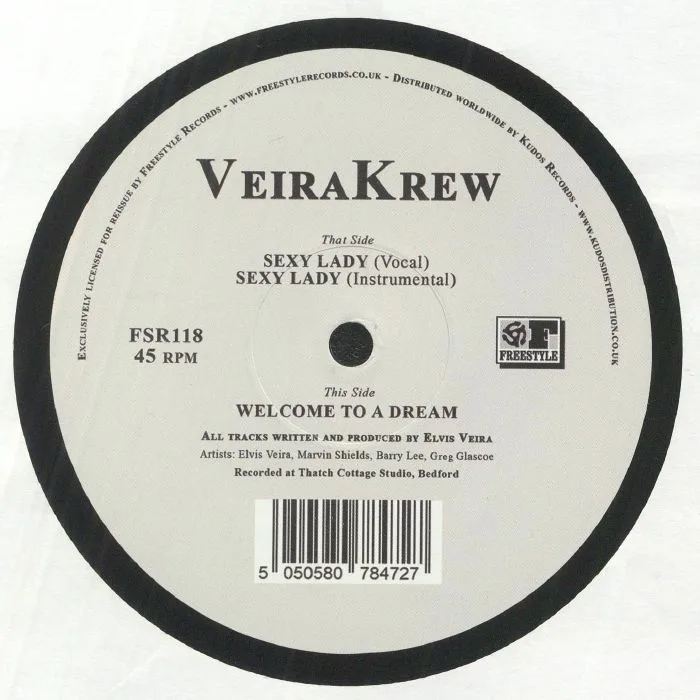 Обратная сторона обложки — VEIRAKREW — Sexy Lady (reissue)
